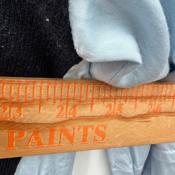 REISS Allison 8 Color block Blue-black woman oversized blouse boho chic - Picture 10 of 14